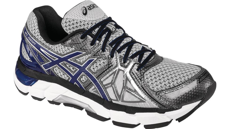 Gel-Fortify Road Running Shoe - Mens-Lightning/Navy/Charcoal-Medium-8.5