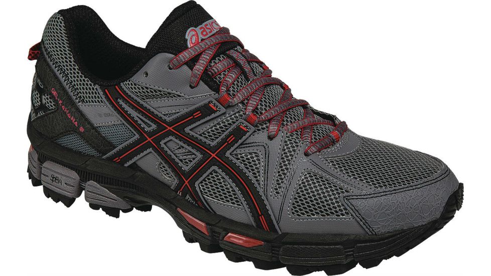 Gel-Kahana 8 Trail Running Shoe - Mens-Shark/Black-Medium-11