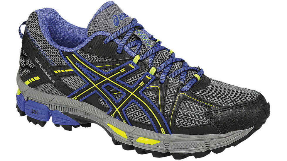 Gel-Kahana 8 Trail Running Shoe - Womens-Aluminum/Black-Medium-6