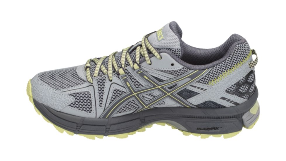 Asics GEL-Kahana 8 Trail Running Shoes - Women's, Mid Grey/Carbon/Limelight, Medium, 7.5 US T6L5N.9697-7.5