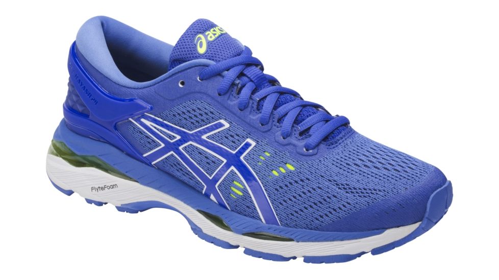 Asics GEL-Kayano 24 Road Running Shoes - Women's, Blue Purple/Regatta Blue/White, Wide, 10 US T7A5N.4840-10