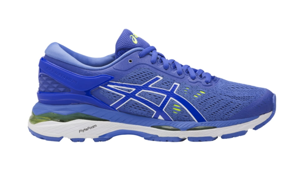 Asics GEL-Kayano 24 Road Running Shoes - Women's, Blue Purple/Regatta Blue/White, Wide, 10 US T7A5N.4840-10