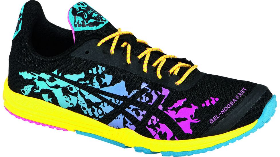 Asics Gel-NoosaFAST Road Running Shoe - Women's-Pink/Orange/Yellow-11 US