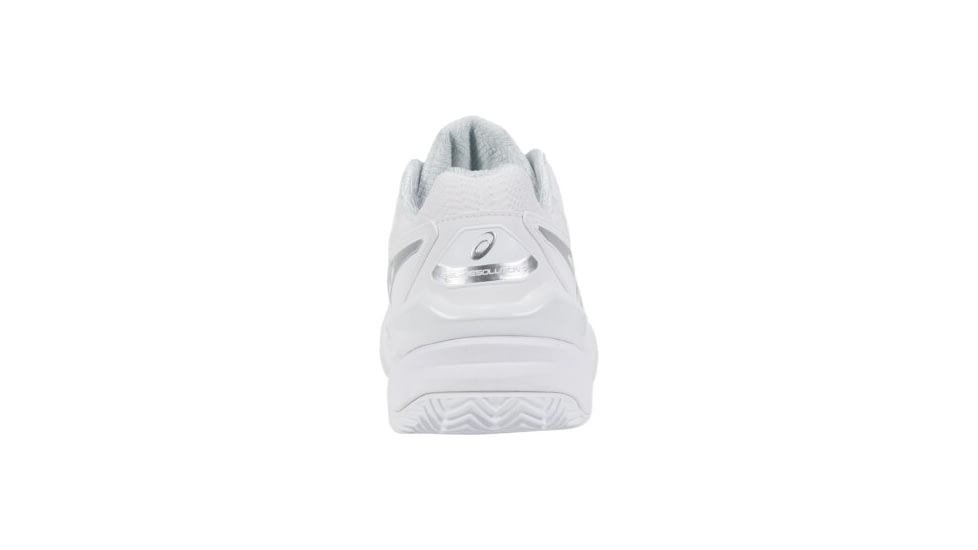 Asics GEL-Resolution 7 Clay Court Road Running Shoes - Womens, White/Silver, Medium, 6.5 US, E752Y.0193-6.5