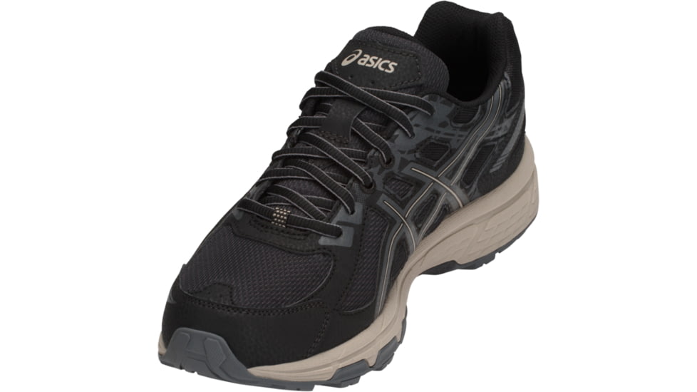 Asics GEL-Venture 6 Trail Running Shoes - Men's, Black/Dark Grey/Feather Grey, Medium, 10 US T7G1N.9095-10