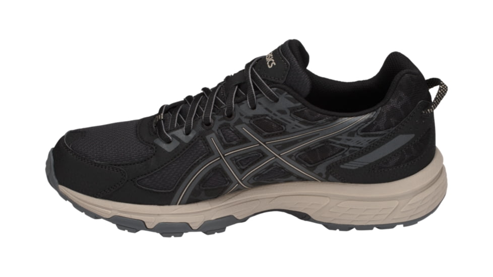 Asics GEL-Venture 6 Trail Running Shoes - Men's, Black/Dark Grey/Feather Grey, Medium, 10 US T7G1N.9095-10