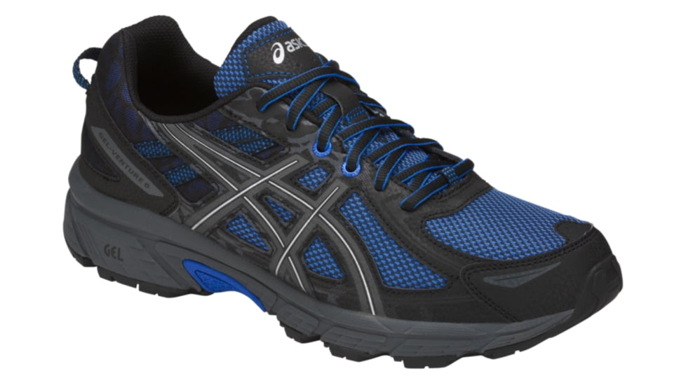 Asics GEL-Venture 6 Trail Running Shoes - Men's, Victoria Blue/Victoria Blue/Black, Medium, 10 US T7G1N.4545-10