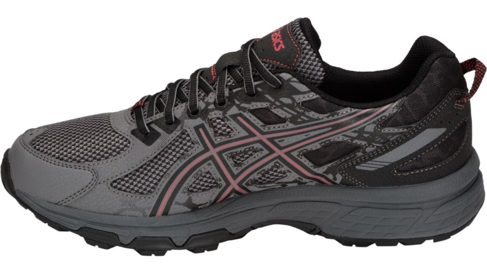 Asics GEL-Venture 6 Trail Running Shoes - Mens, Carbon/Cayenne, Medium, 10 US, T7G1N.700-10