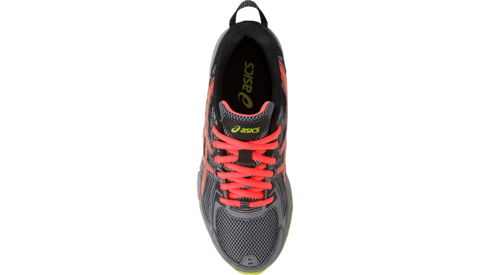 Asics GEL-Venture 6 Trail Running Shoes - Women's, Phantom/Coral/Lime, Medium, 10 US T7G6Q.1606-10