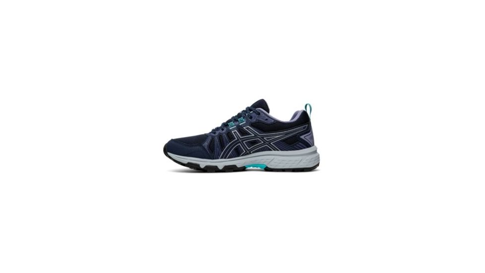 Asics Gel-Venture 7 Running Shoes - Womens, Black/Silver, Medium, 9.5, 1012A476-001-9.5