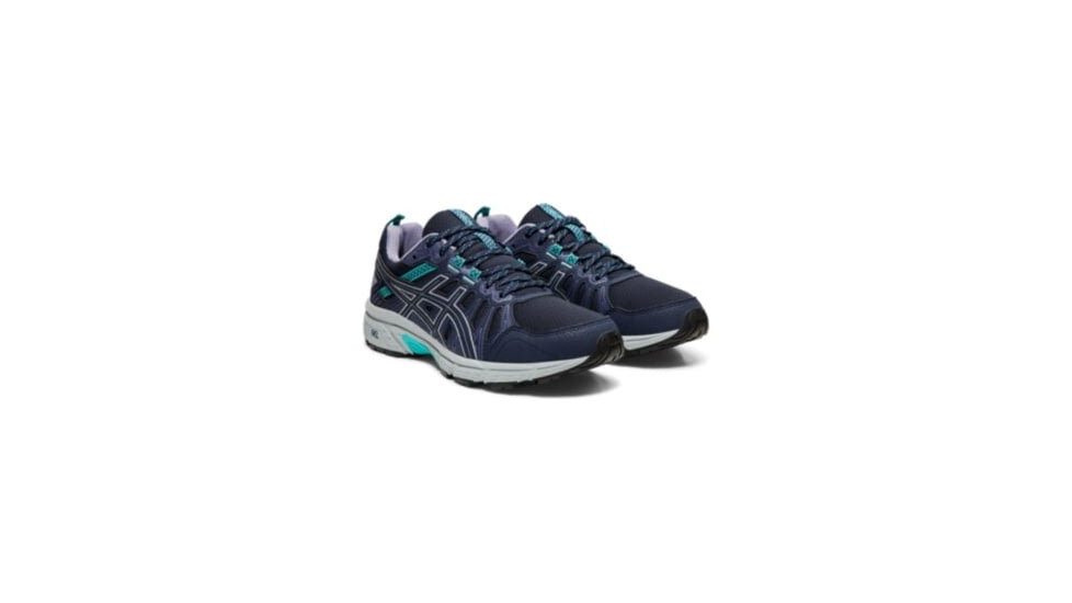 Asics Gel-Venture 7 Running Shoes - Womens, Black/Silver, Medium, 9.5, 1012A476-001-9.5