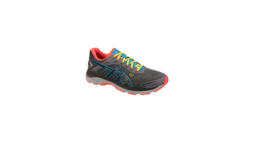 Asics GT-200 7 Trail Running Shoes - Mens, Dark Grey/Black, Medium, 9.5, 1011A179.020-9.5