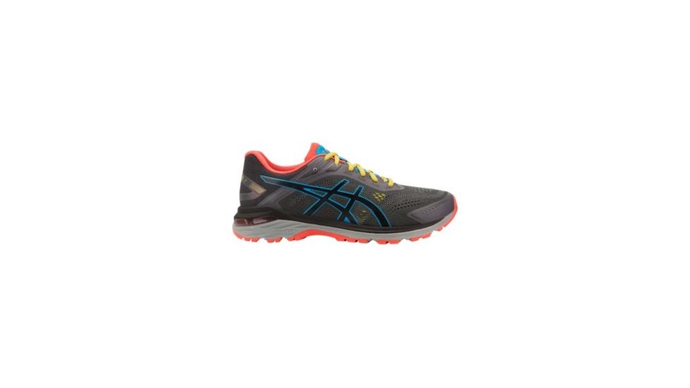 Asics GT-200 7 Trail Running Shoes - Mens, Dark Grey/Black, Medium, 9.5, 1011A179.020-9.5