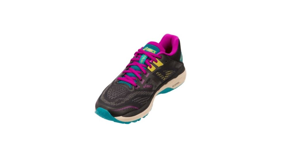 Asics GT-200 7 Trail Running Shoes - Womens, Black/Feather Grey, Medium, 9, 1012A161.001-9