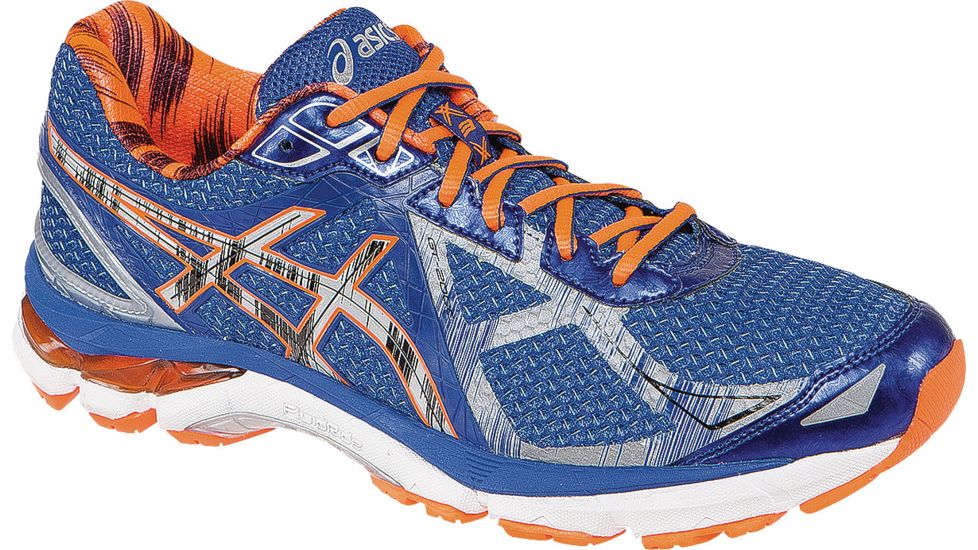 Asics GT-2000 3 Lite-Show Road Running Shoe - Men's-Blue/Lite/Orange-Medium-8 US