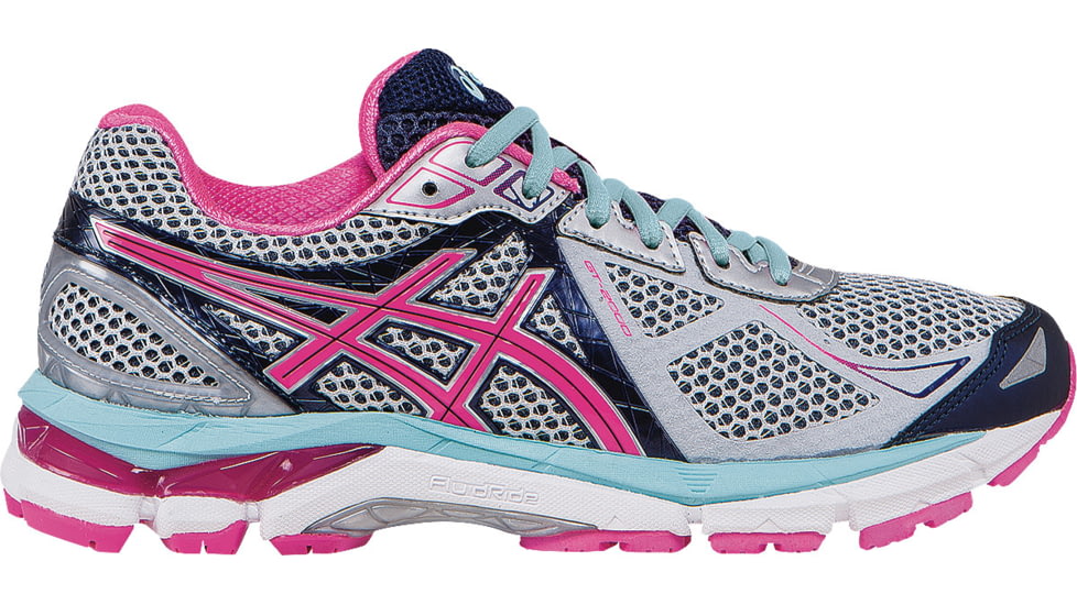 Asics GT-2000 3 Road Running Shoe - Women's-Lightning/Pink/Navy-Medium-6.5 US