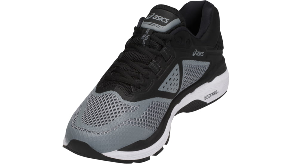 Asics GT-2000 6 Road Running Shoes - Men's, Stone Grey/Black/White, Medium, 10 US T805N.1190-10