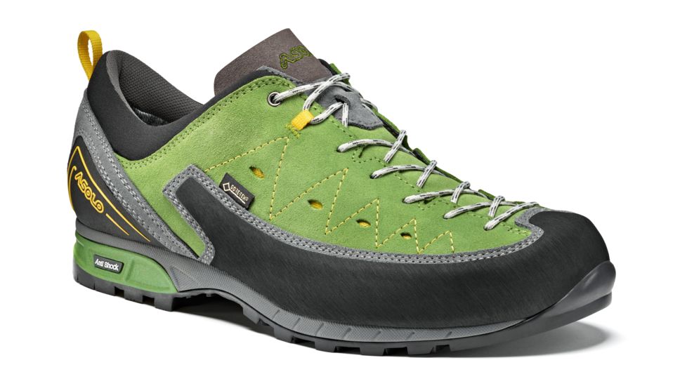 Asolo APEX Approach Shoe - Mens, Grey/English Ivy, 9.5 A12026    0065100095