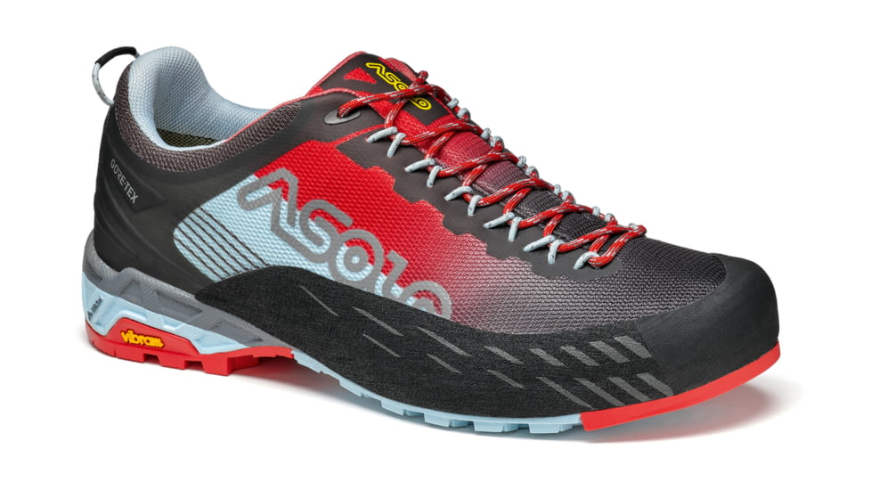 Asolo Eldo GV ML Hiking Boots - Womens, Celadon/Poppy Red, 7, A01059-032-070