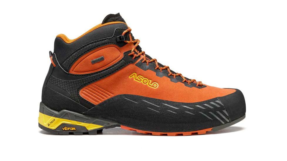 Asolo Eldo Mid LTH GV Approach Shoes - Mens, Orange/Yellow, 10, A01056-023-100