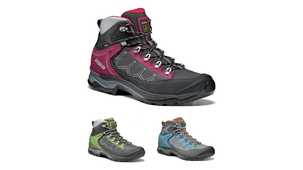 Asolo Falcon GV - Women's, Graphite/Graphite, Graphite/Graphite/English Ivy, Grey/Stone