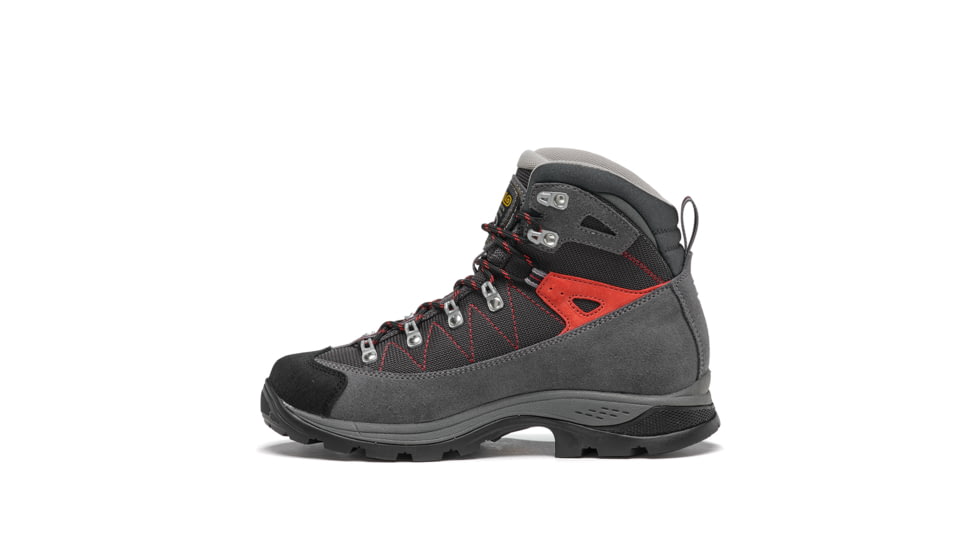 Asolo Finder GV ML Boots - Womens, Grey/Gunmetal/Poppy Red, 10, A23103-043-100