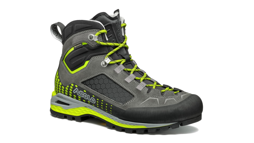 Asolo Freney EVO MID GV MM Hiking Boots - Mens, Graphite/Green Lime, 10, A01070-627-100