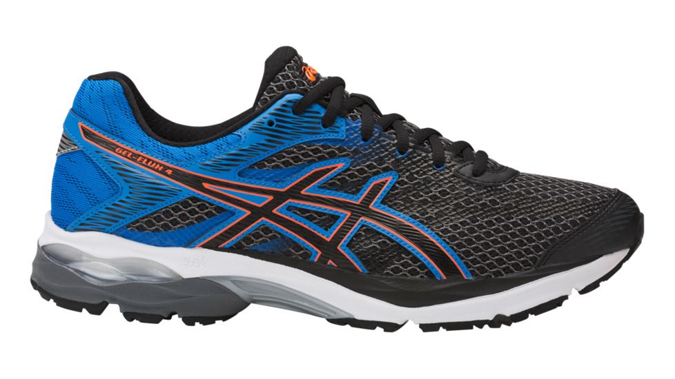 Asolo Gel-Flux 4 Road Running Shoe - Men's-Carbon/Black/Directoire Blue-Medium-8
