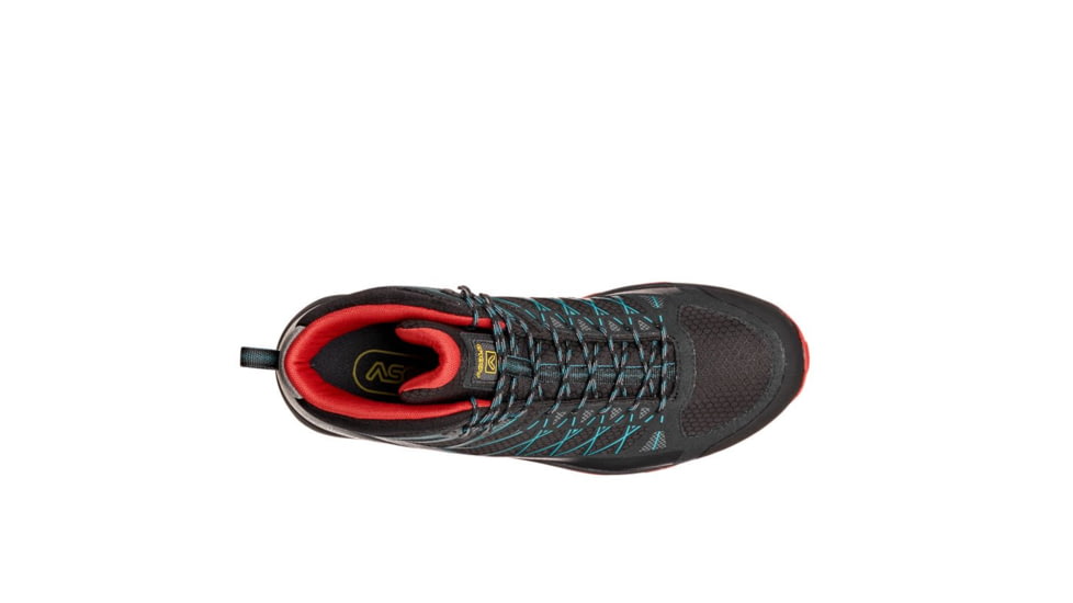 Asolo Grid Mid GV Hiking Shoes - Mens, Black/Red, 9.5 US, A40516-392-095