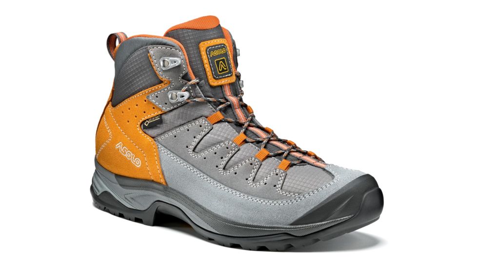 Asolo LIQUID GV Hiking Shoe - Womens, Cloudy Grey/Flame, 9.5, A40025 0074900095