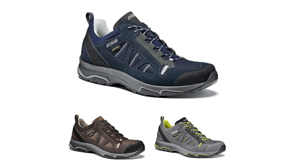 Asolo Megaton GV - Men's, Blueberry/Night Blue, Elephant/Brown, Grey/Graphite
