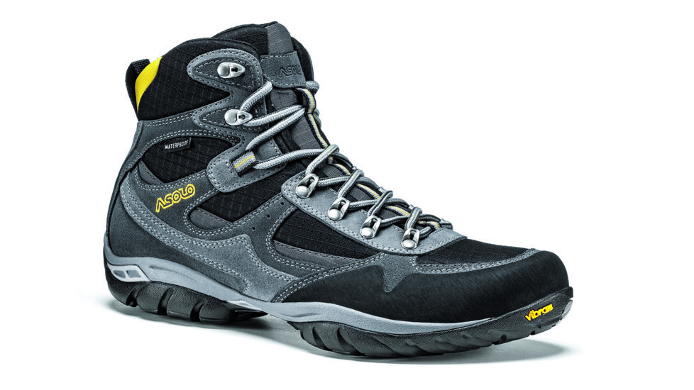 Asolo Reston WP Hiking Boot - Men's-Graphite/Black-Medium-8 US