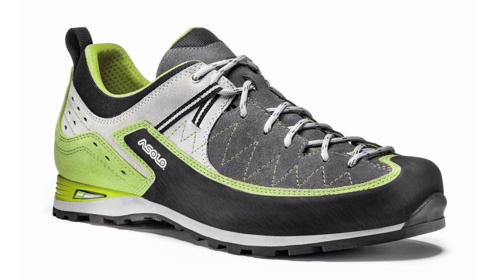 Salyan Approach Shoe - Mens-Graphite/Lime Green-8.5 US
