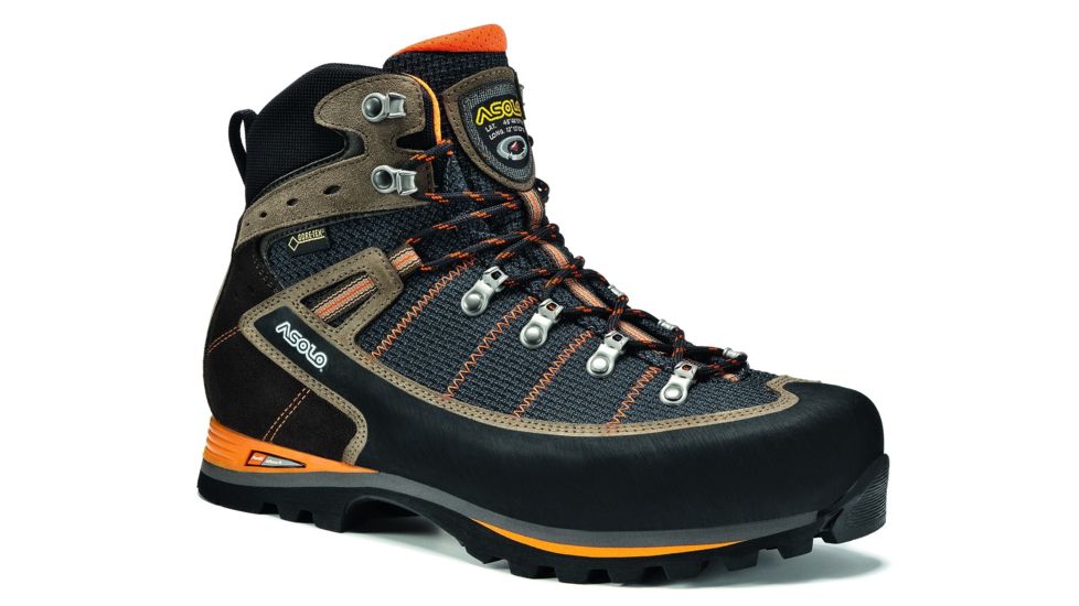 Asolo Shiraz GV Backpacking Boots - Men's, Black/Nicotine, Medium, 7, A12516-0039000070