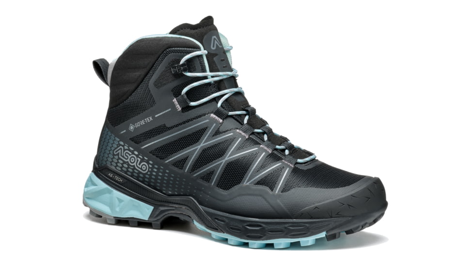 Asolo Tahoe MID GTX ML Hiking Shoes - Womens, Black/Celadon, 7.5, A40057-055-075