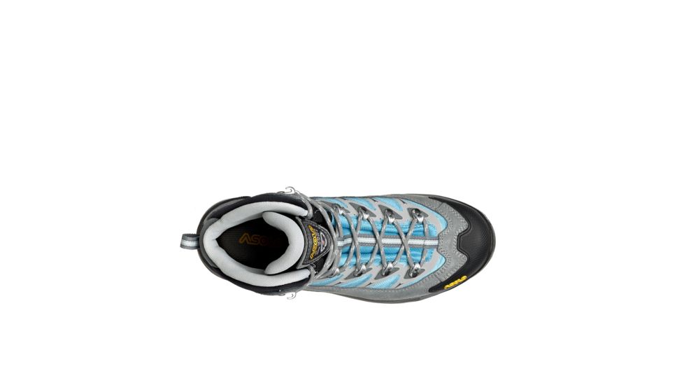 Asolo Touchstone GV ML Hiking Boot - Womens, Cloudy Grey/Blue Atoll, 9.5, A23115 0086300095