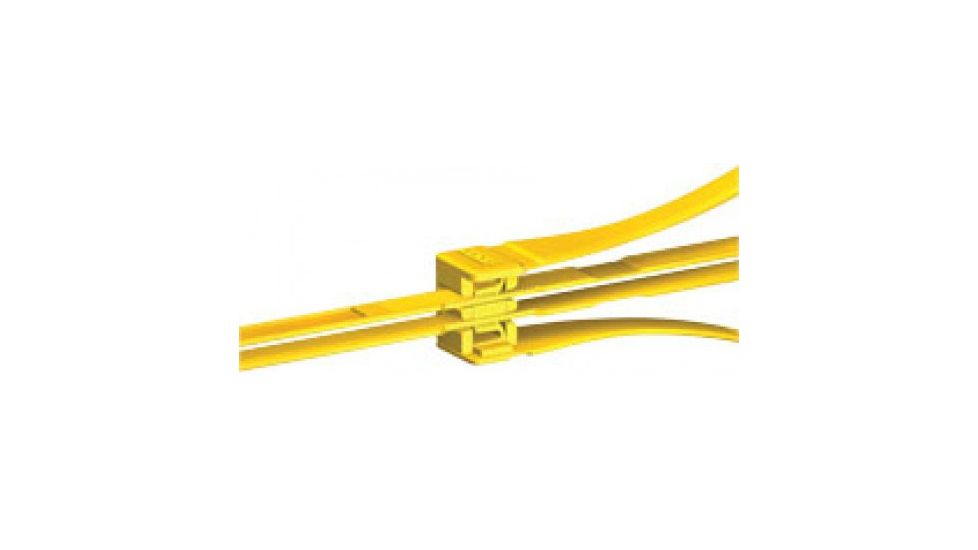 ASP 6 Pack Tri - Fold Plastic Colored Restraints In Yellow