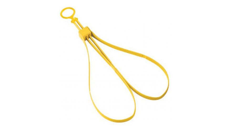 ASP 6 Pack Tri - Fold Plastic Colored Restraints In Yellow