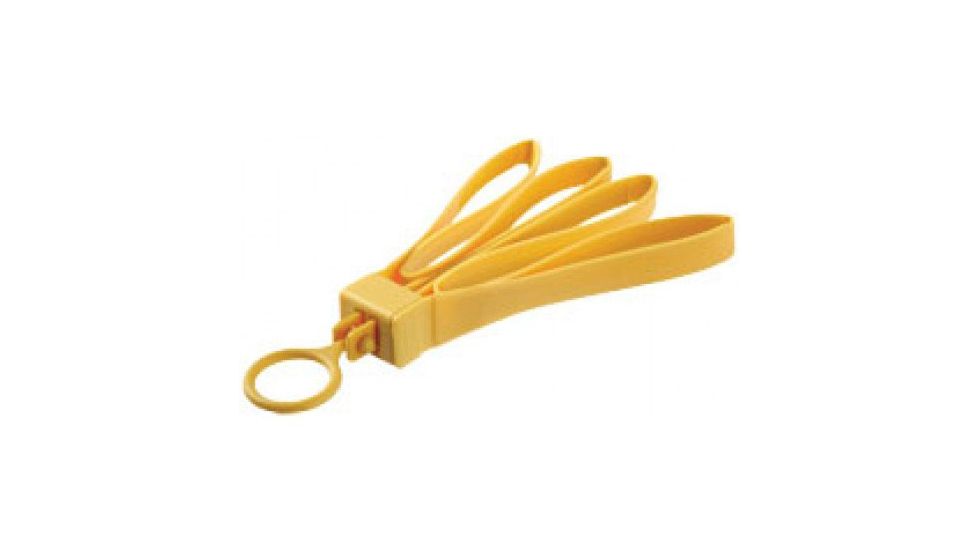 ASP 6 Pack Tri - Fold Plastic Colored Restraints In Yellow