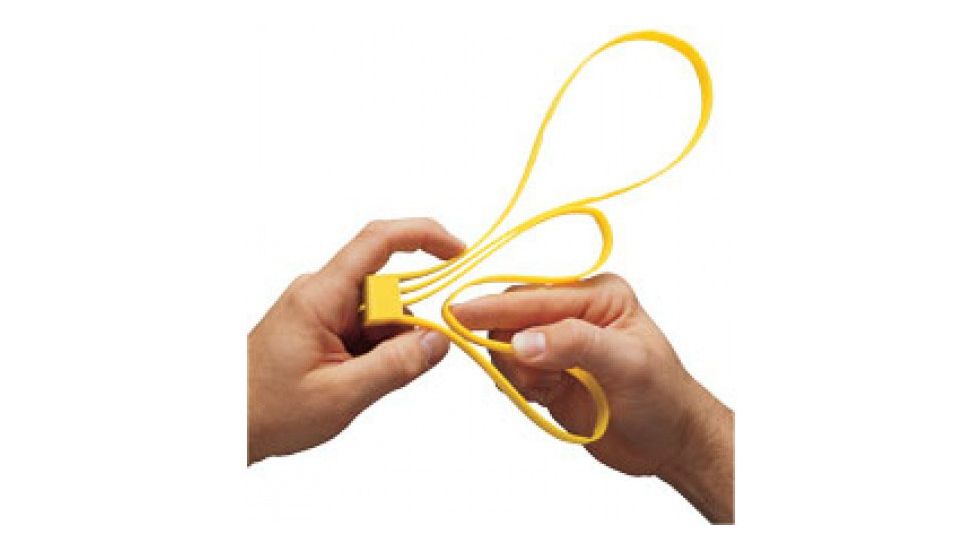 ASP 6 Pack Tri - Fold Plastic Colored Restraints In Yellow