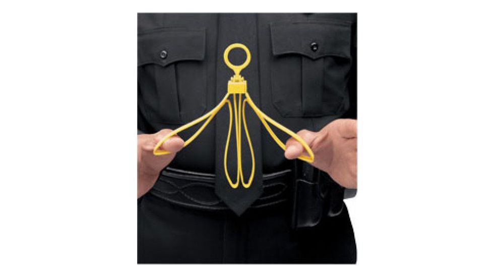 ASP 6 Pack Tri - Fold Plastic Colored Restraints In Yellow