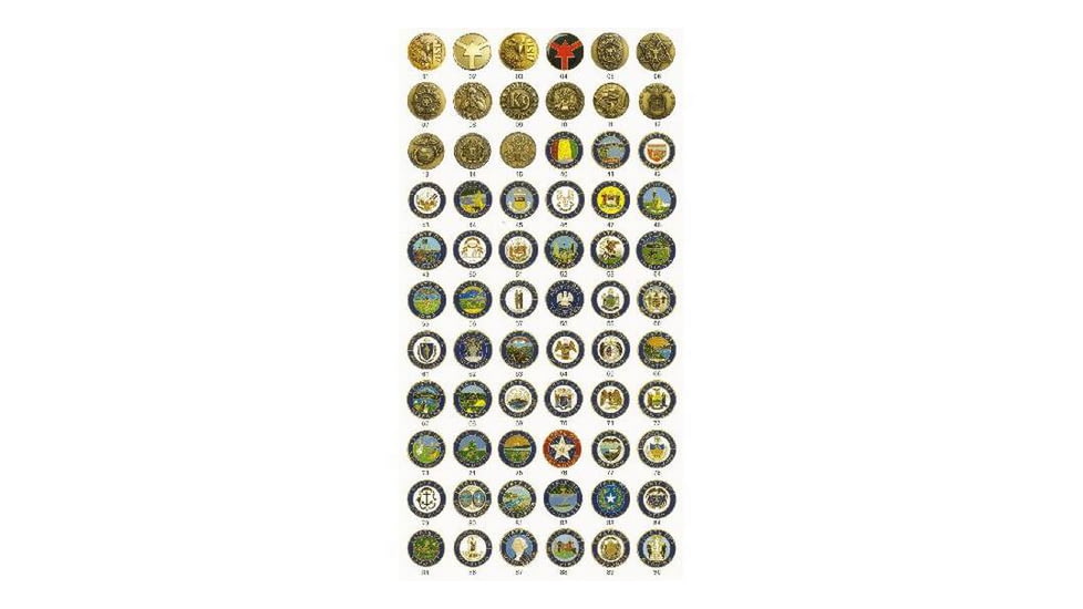 ASP Air Force Logo Grip Cap, Breakaway &amp; G2 Key, Brass 75212