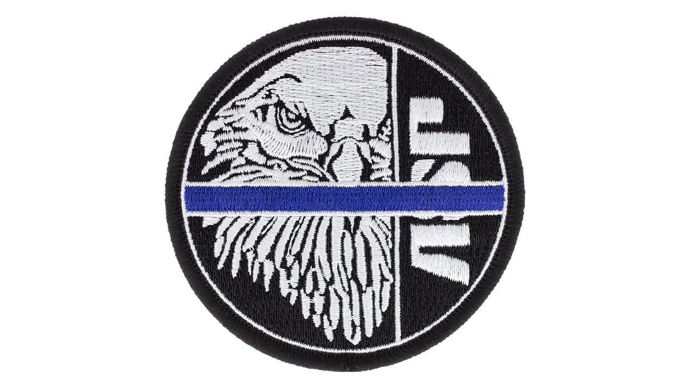 ASP Blue Line Patches, White, 59135