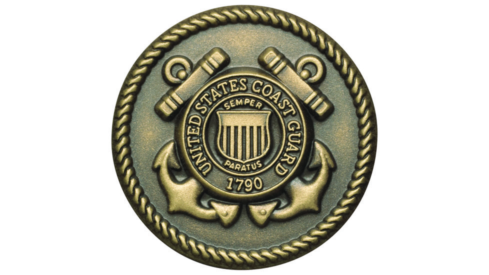 ASP Coast Guard Logo Cap, Brass 54114