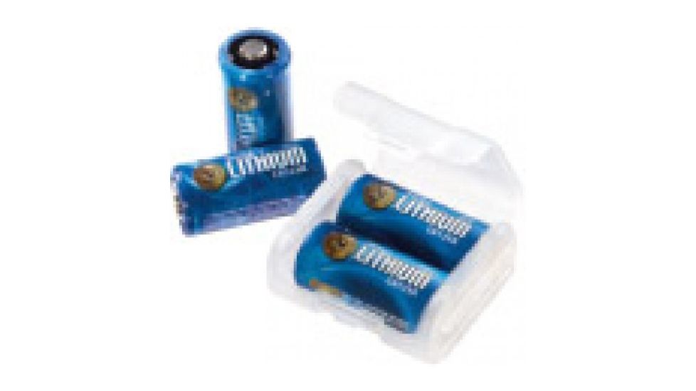 ASP CR123A Lithium Batteries, Pack of 4 w/ Link Case, Clam Pack 53032