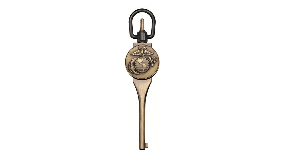 ASP G1 Logo Handcuff Key - Antique Brass - Custom Must Provide Logo - 57599