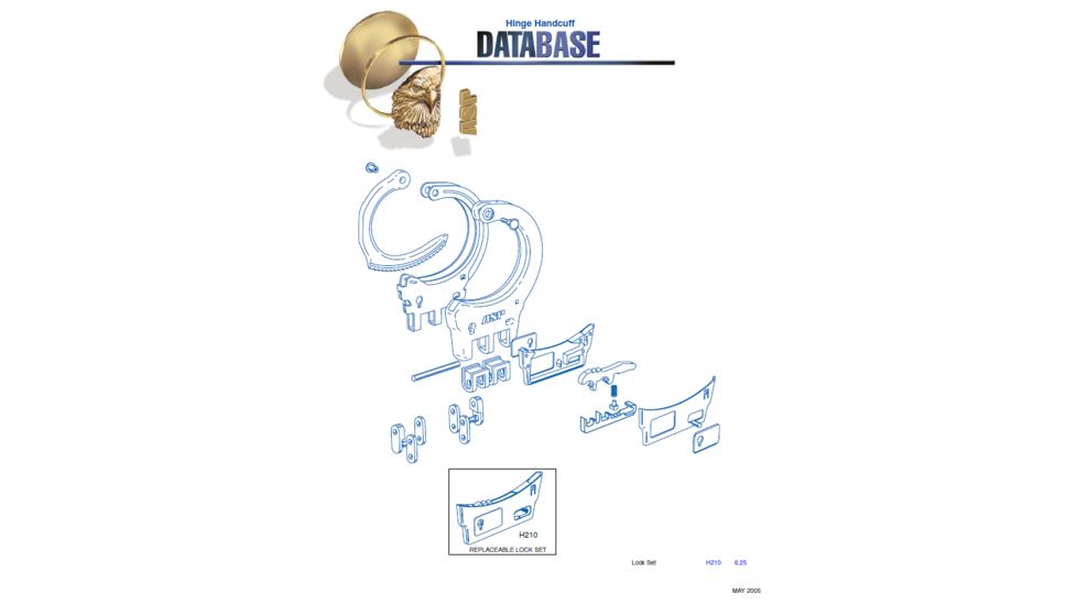 ASP Hinge Handcuffs Steel Black 56111
