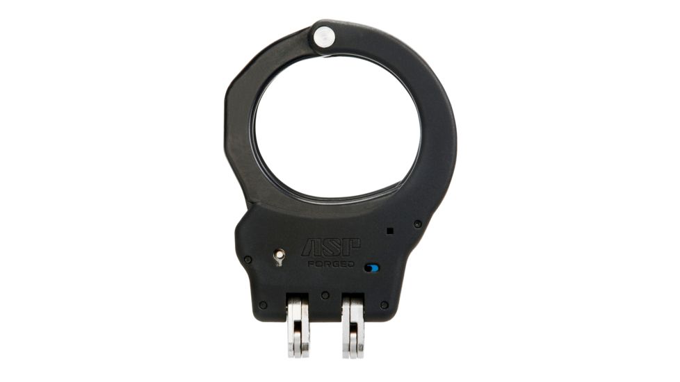 ASP Hinge Ultra Cuffs Aluminum - Black, 2 Pawl Blue - Security, Black, 46120