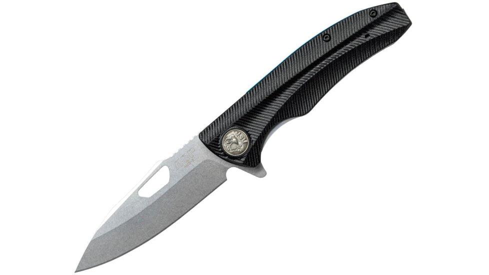 ASP Pdk-2s Police Duty Knife, Grooved Grip, Stonewashed Blade - 55722