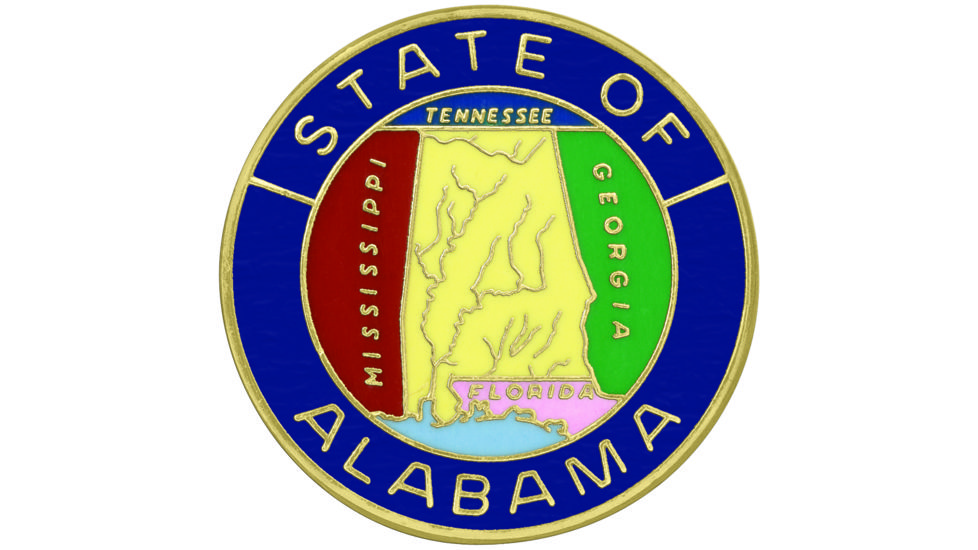 ASP State Seal Logo Cap, Brass - Alabama 54140